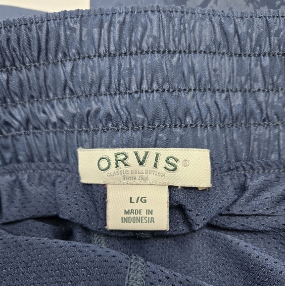 ORVIS NAVY BLUE ATHLETIC SKIRT SKORT MESH SHORTS WOMEN LARGE TENNIS PICKLEBALL - Picture 7 of 14